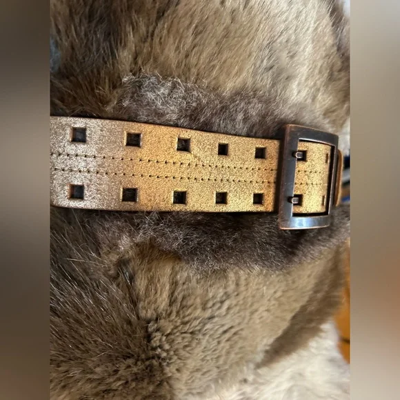 Vinage le château leather belt - Picture 8 of 9